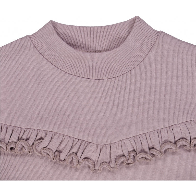 Wheat Genser Volang Ribbet Jersey Tops and T-Shirts 1149 dusty lavender