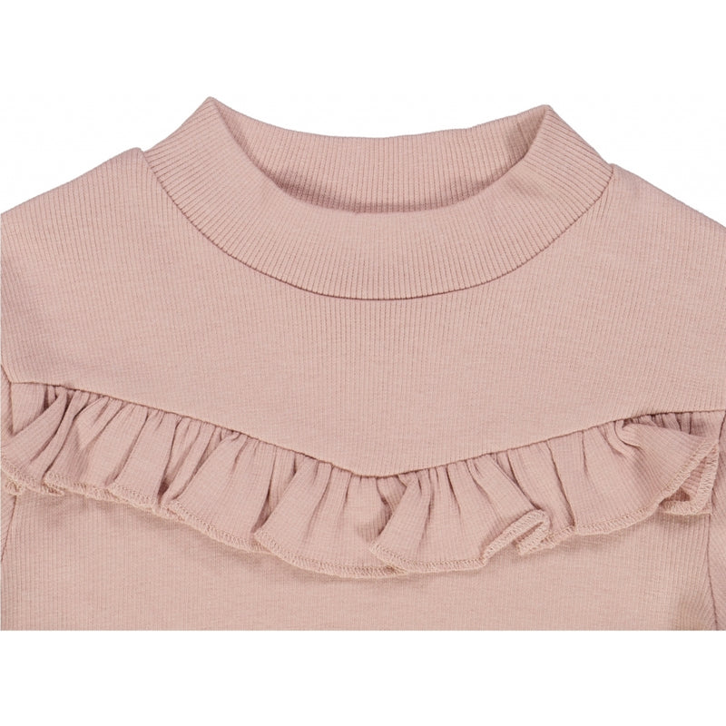 Wheat Genser Volang Ribbet Jersey Tops and T-Shirts 2487 rose powder