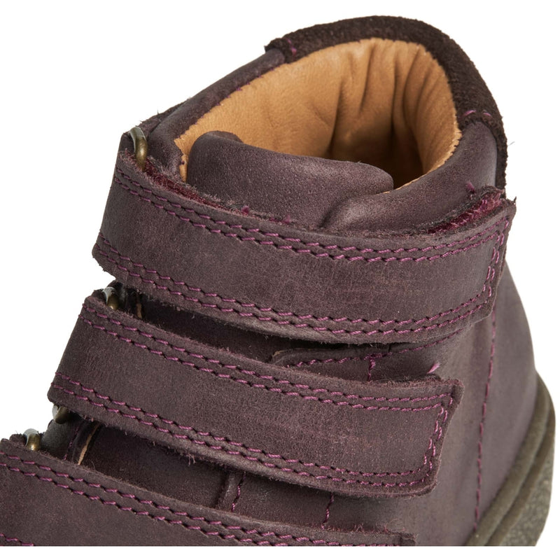 Wheat Footwear Gerd Tex Borrelås Bootie Sneakers 3118 eggplant