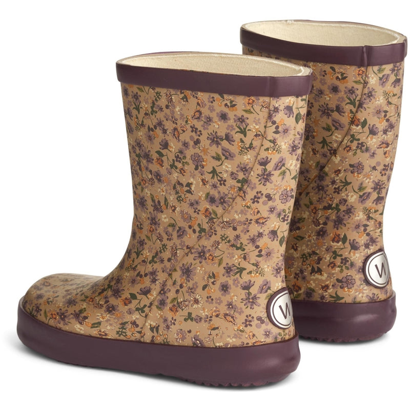 Wheat Footwear Gummistøvel Alpha Print Rubber Boots 1358 lilac flowers