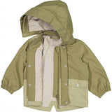 Wheat Outerwear Jacket Manou Tech Jackets 4121 heather green