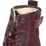Wheat Footwear Jana High Lace Tex Winter Footwear 3118 eggplant