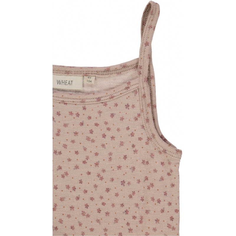Wheat Wool Jente Ull Singlet Underwear/Bodies 2279 flower dots