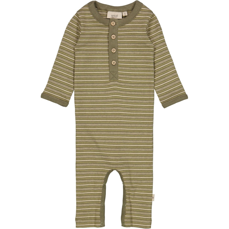Wheat Jumpsuit Eigil Jumpsuits 2185 heather green stripe
