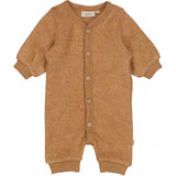 Wheat Wool Jumpsuit av ullfleece Jumpsuits 3510 clay melange
