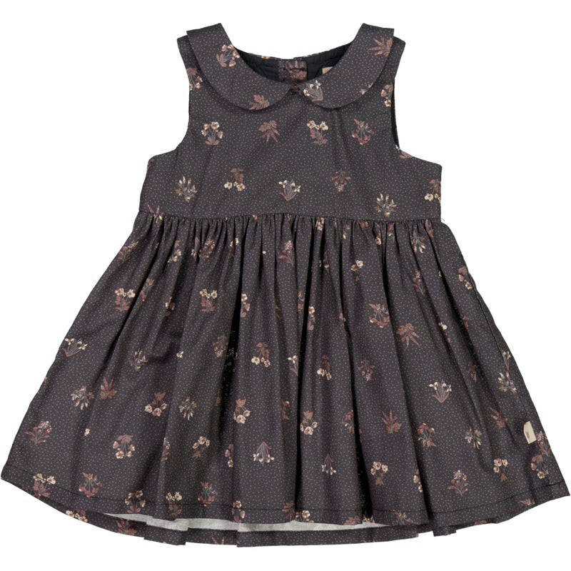 Wheat Main Kjole Elia Dresses 0035 black flowers