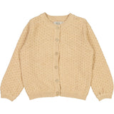 Wheat Knit Cardigan Magnella Knitted Tops 9203 cartouche melange
