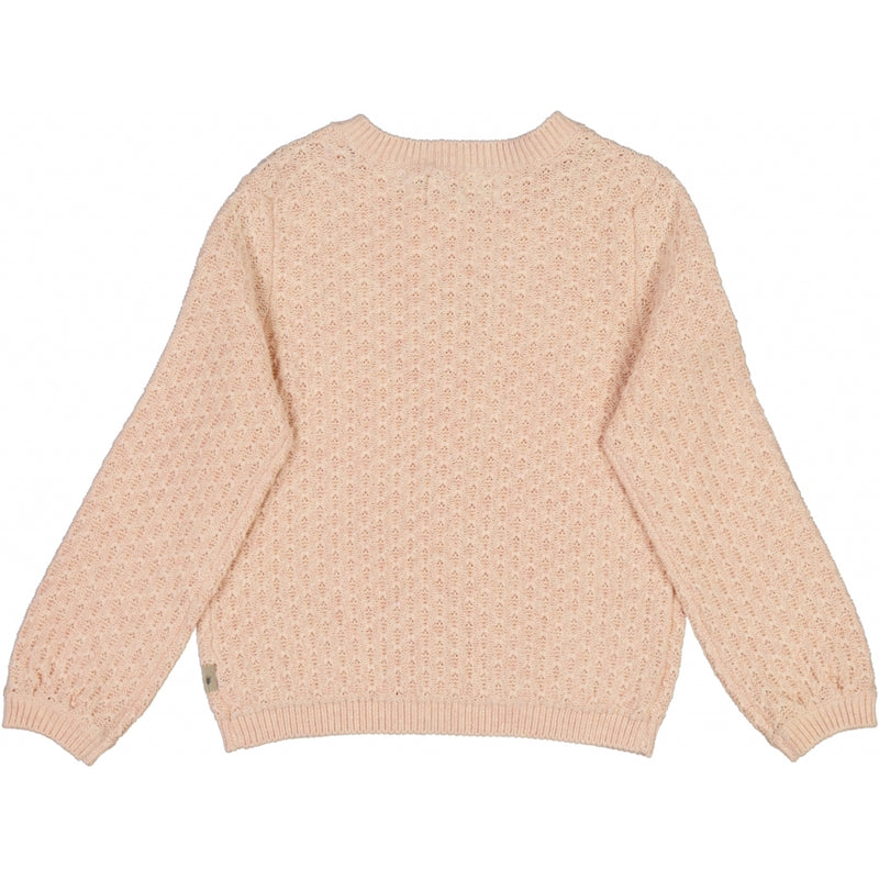 Wheat Knit Cardigan Magnella Knitted Tops 9206 multi melange