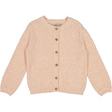 Wheat Knit Cardigan Magnella Knitted Tops 9206 multi melange