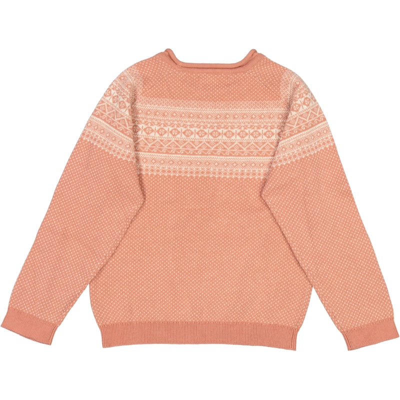 Wheat Knit Pullover Niels Knitted Tops 3045 cameo brown