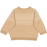 Wheat Knit Pullover Niels Knitted Tops 9203 cartouche melange