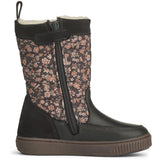 Wheat Footwear Koa High Tex innvendig glidelås Winter Footwear 0034 black granite winter flowers
