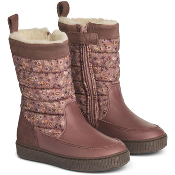 Wheat Footwear Koa High Tex innvendig glidelŒs Winter Footwear 1358 lilac flowers