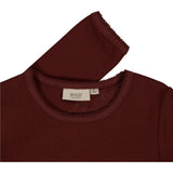 Wheat Langermet Basis Blonde Genser Jersey Tops and T-Shirts 2750 maroon