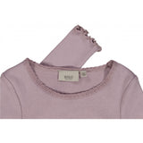 Wheat Langermet Blonde Ribbet Genser Jersey Tops and T-Shirts 1149 dusty lavender