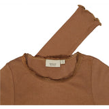 Wheat Langermet Blonde Ribbet Genser Jersey Tops and T-Shirts 9003 acorn