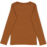 Wheat Langermet Stripete Trøye Jersey Tops and T-Shirts 3024 cinnamon