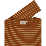 Wheat Langermet Stripete Trøye Jersey Tops and T-Shirts 3024 cinnamon
