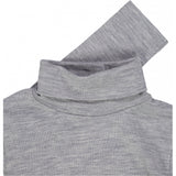 Wheat Wool Langermet Ull Polokrage Jersey Tops and T-Shirts 0224 melange grey 