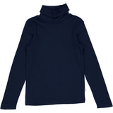 Wheat Wool Langermet Ull Polokrage Jersey Tops and T-Shirts 1432 navy 