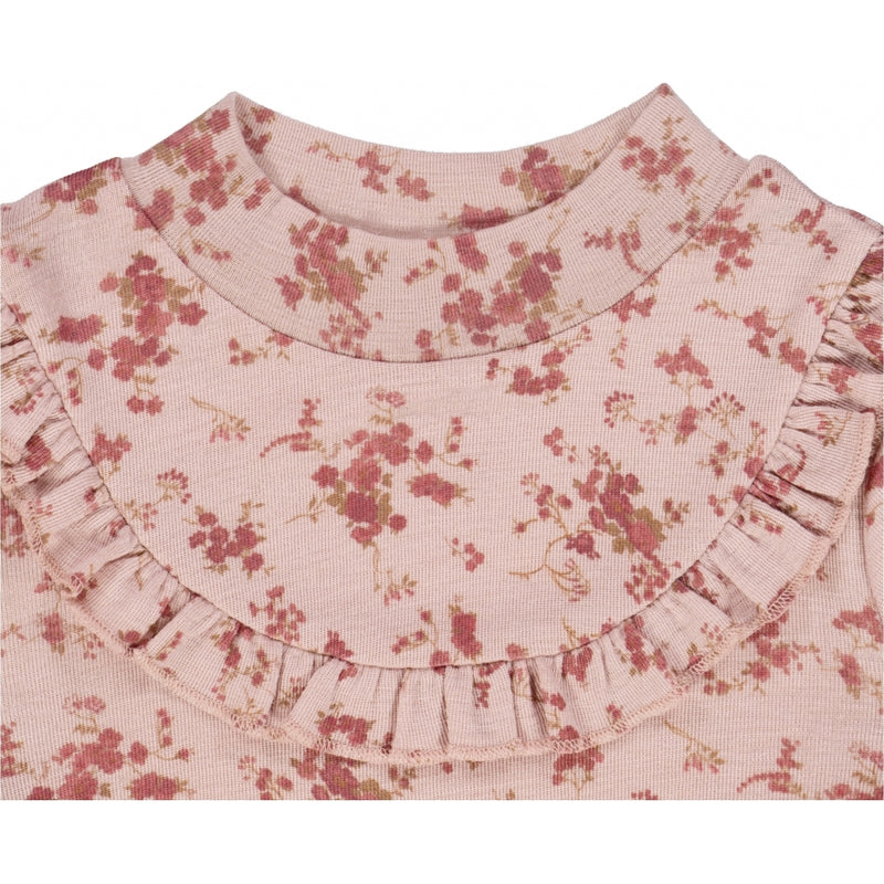 Wheat Wool Langermet Volang Genser Ull Jersey Tops and T-Shirts 2475 rose flowers