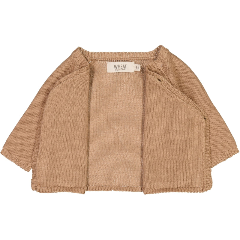 Wheat 
Omslagscardigan Siva Knitted Tops 3320 affogato