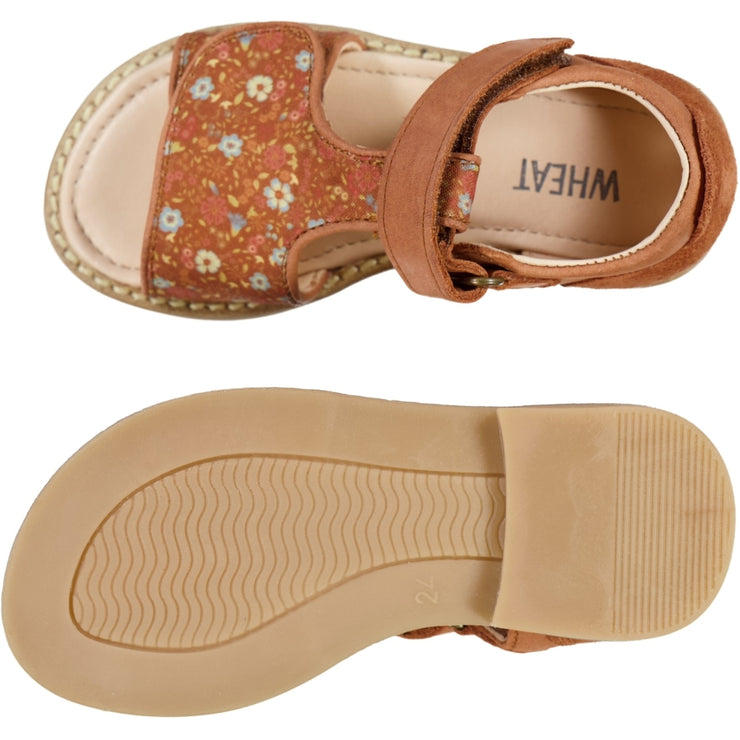 Wheat Footwear Payton T-bar sandal Sandals 5304 amber brown
