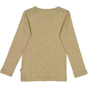Wheat Rib T-Shirt LS Jersey Tops and T-Shirts 5410 dark oat melange
