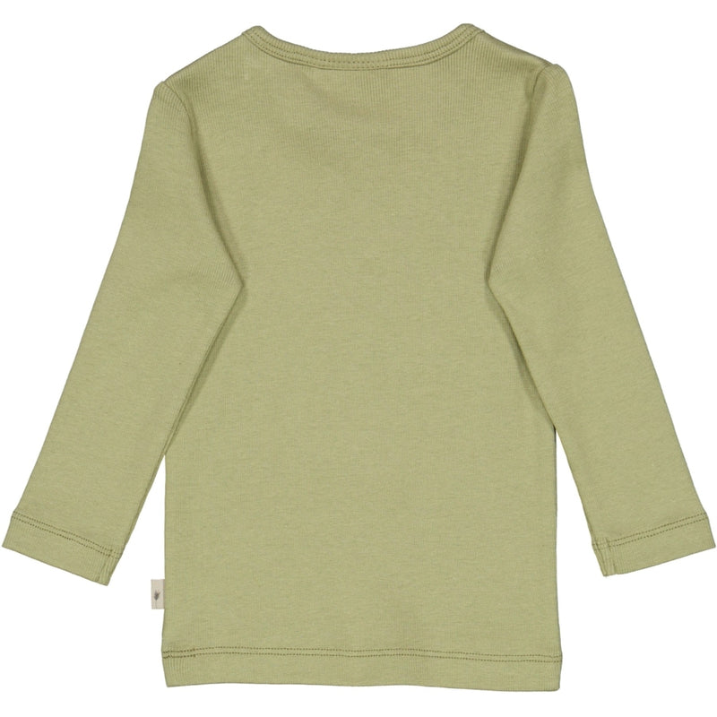Wheat Rib T-Shirt LS Jersey Tops and T-Shirts 4095 forest mist