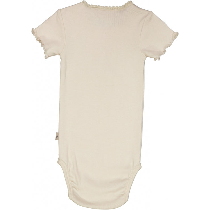 Wheat Ribbet Body Lace SS Underwear/Bodies 3129 eggshell 