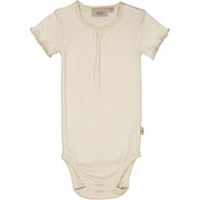Wheat Ribbet Body Lace SS Underwear/Bodies 3129 eggshell 