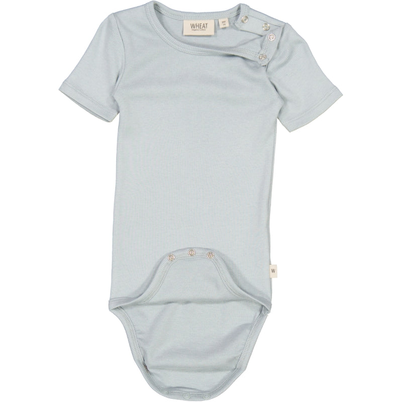 Wheat Ribbet Body Plain SS Underwear/Bodies 1228 dusty dove