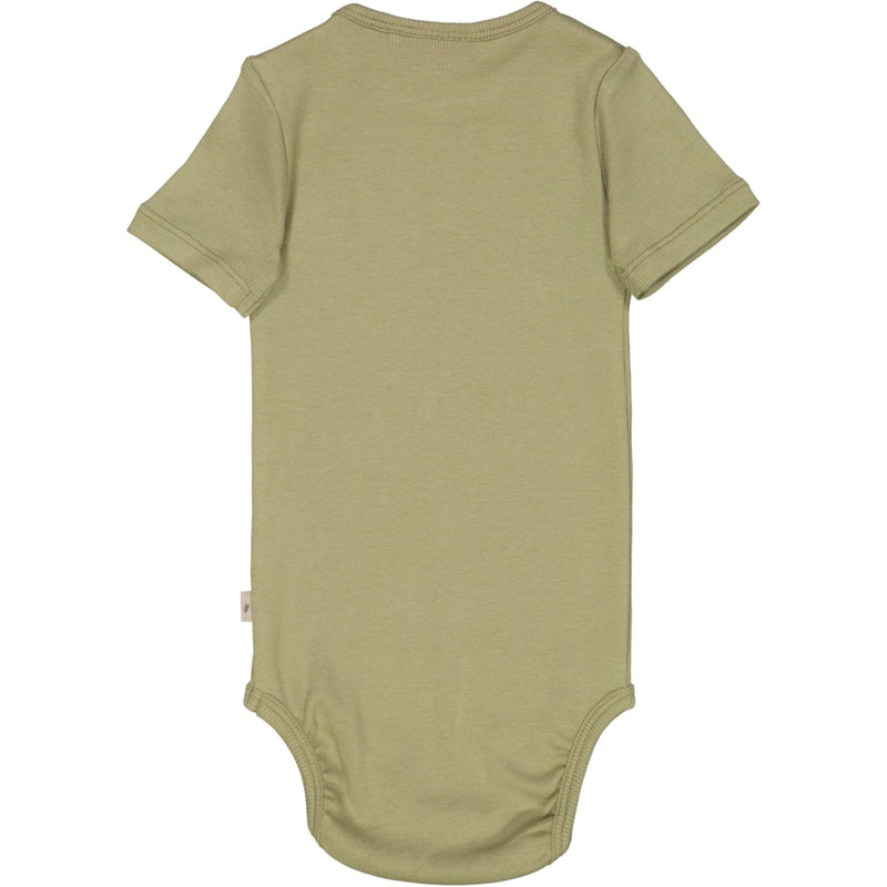 Wheat Ribbet Body Plain SS Underwear/Bodies 4095 forest mist