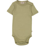Wheat Ribbet Body Plain SS Underwear/Bodies 4095 forest mist