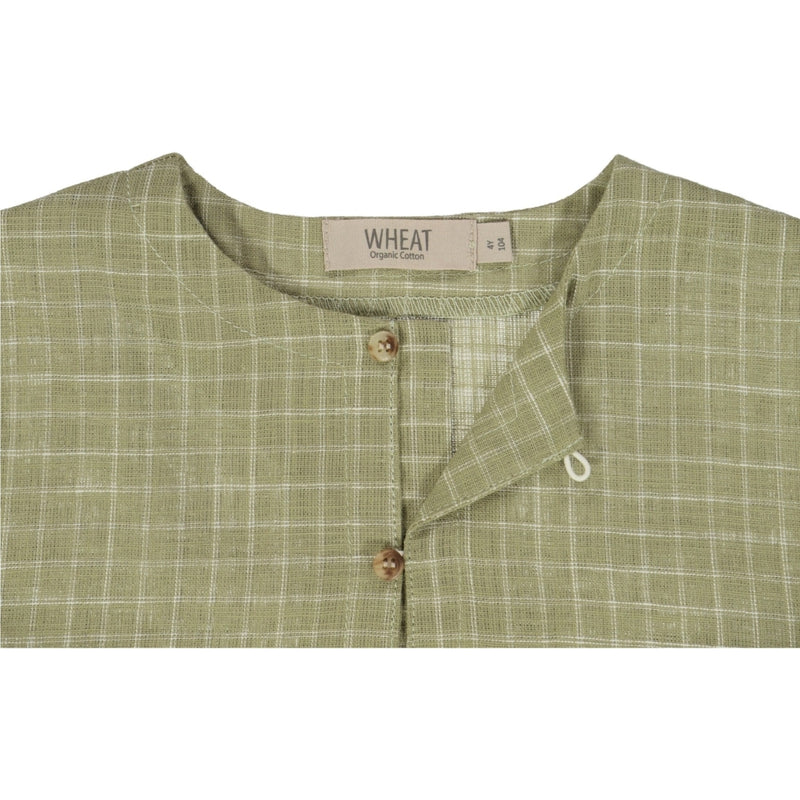 Wheat Skjorte Shirts and Blouses 4141 green check
