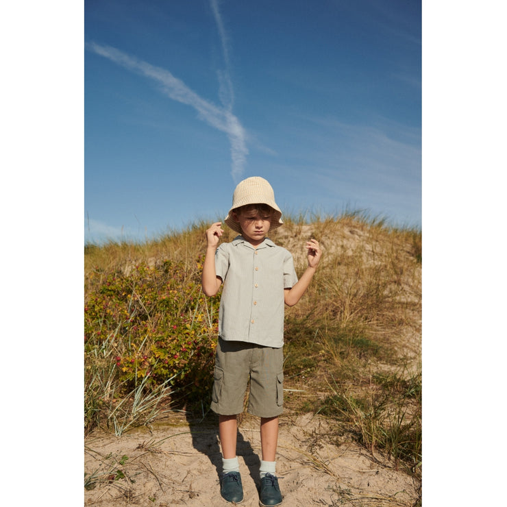 Wheat Skjorte Anker SS Shirts and Blouses 4194 misty stripe
