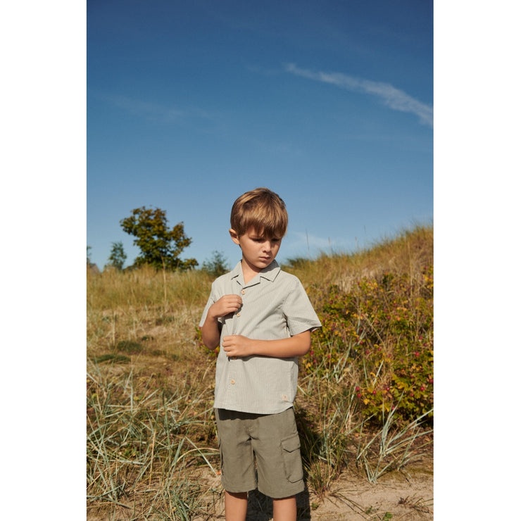 Wheat Skjorte Anker SS Shirts and Blouses 4194 misty stripe
