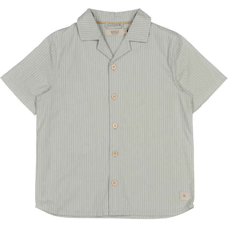 Wheat Skjorte Anker SS Shirts and Blouses 4194 misty stripe