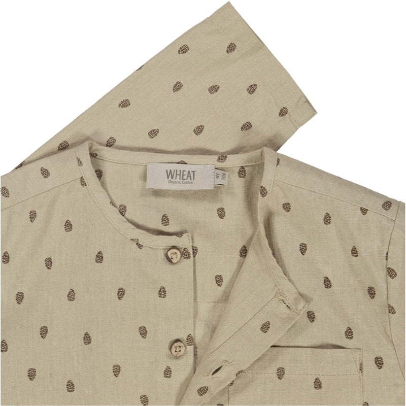Wheat 
Skjorte Jamie Shirts and Blouses 0074 gravel sprucecone