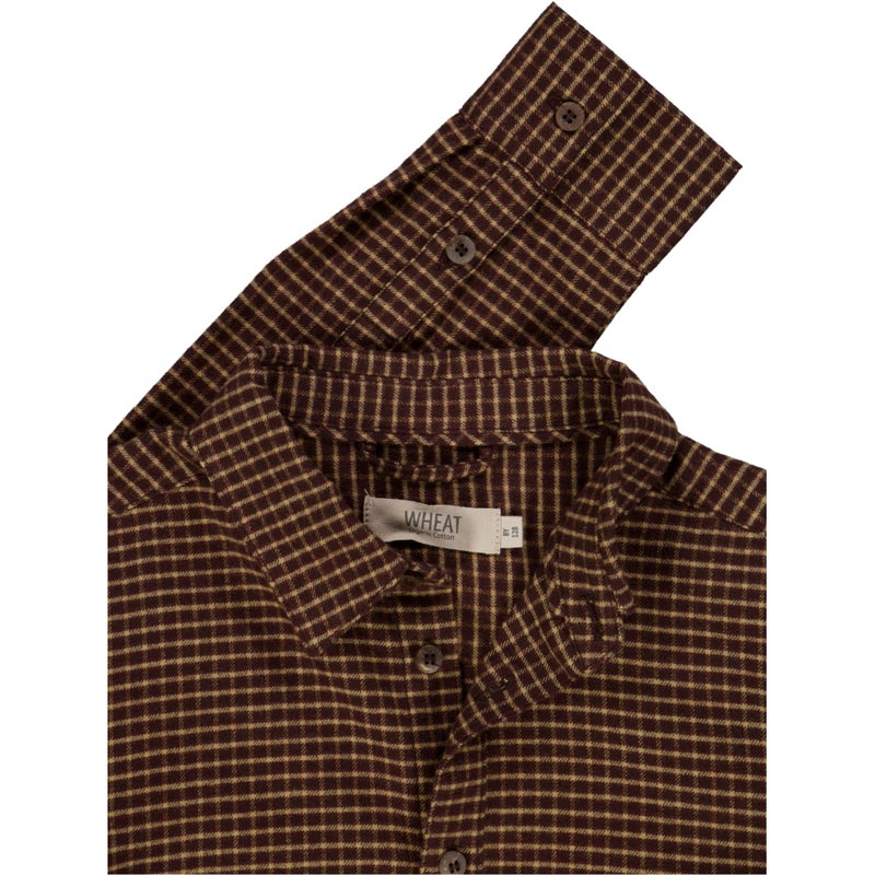 Wheat Skjorte Marcel Shirts and Blouses 2752 maroon check
