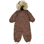 Wheat Outerwear Snødress Nickie Tech Snowsuit 3049 cone and flowers