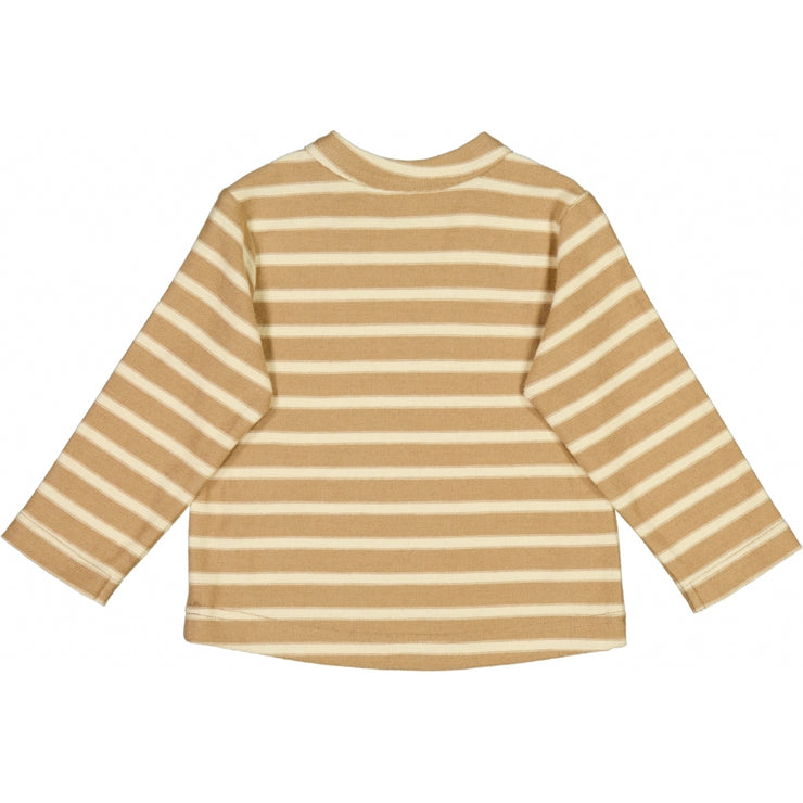 Wheat Soft Crewneck Anton Sweatshirts 9205 cartouche stripe