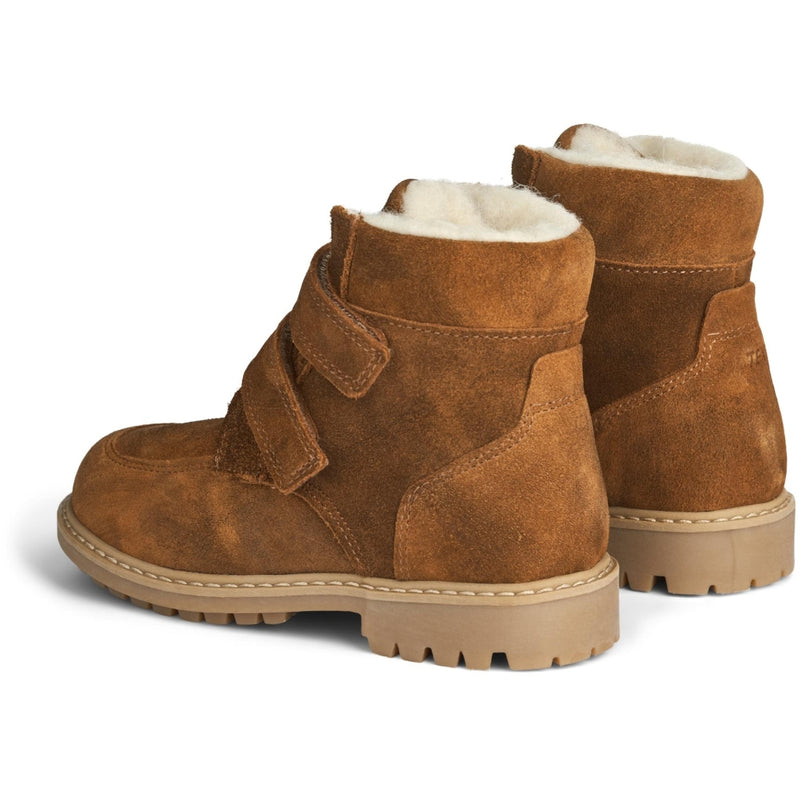 Wheat Footwear Stewie Tex Borrelås Artisan Semsket Winter Footwear 3002 bark brown