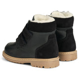 Wheat Footwear Stewie Tex Borrelås Skinn Winter Footwear 0033 black granite