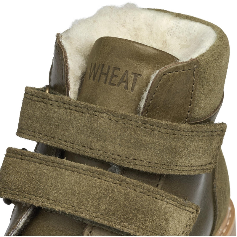 Wheat Footwear Stewie Tex Borrelås Skinn Winter Footwear 3531 dry pine