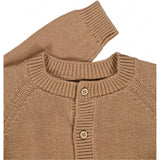 Wheat Strikk Cardigan Eddy Knitted Tops 3320 affogato