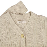 Wheat Strikk Cardigan Perle Knitted Tops 3140 fossil