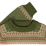 Wheat Strikket Genser Bennie Knitted Tops 4099 winter moss