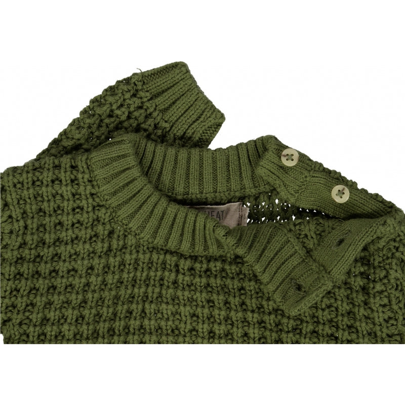 Wheat Strikket Genser Charlie Knitted Tops 4099 winter moss