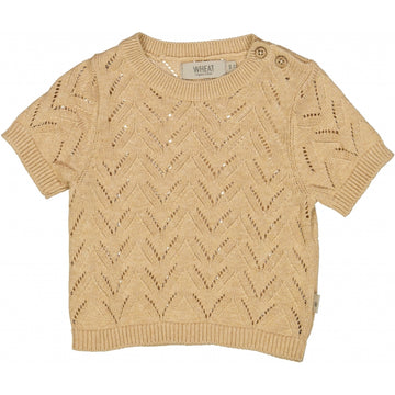 Wheat Main Strikket topp Shiloh Knitted Tops 9203 cartouche melange